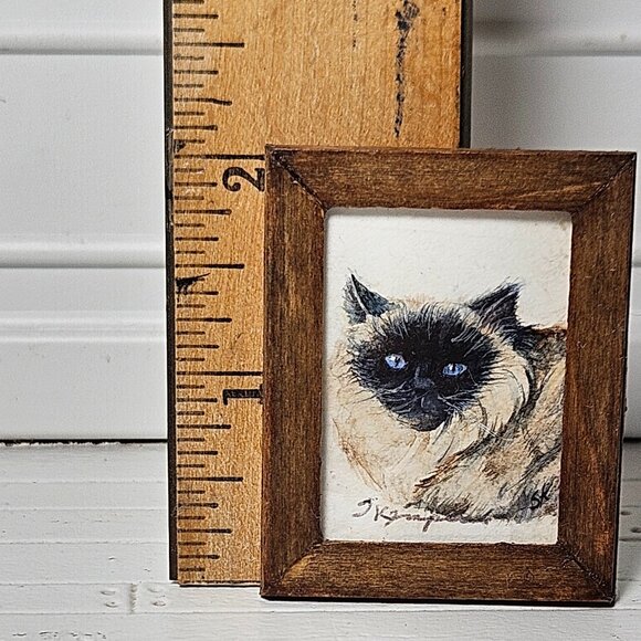 Miniature Cat Watercolor by Stephanie T. Kemper - Picture 4 of 5